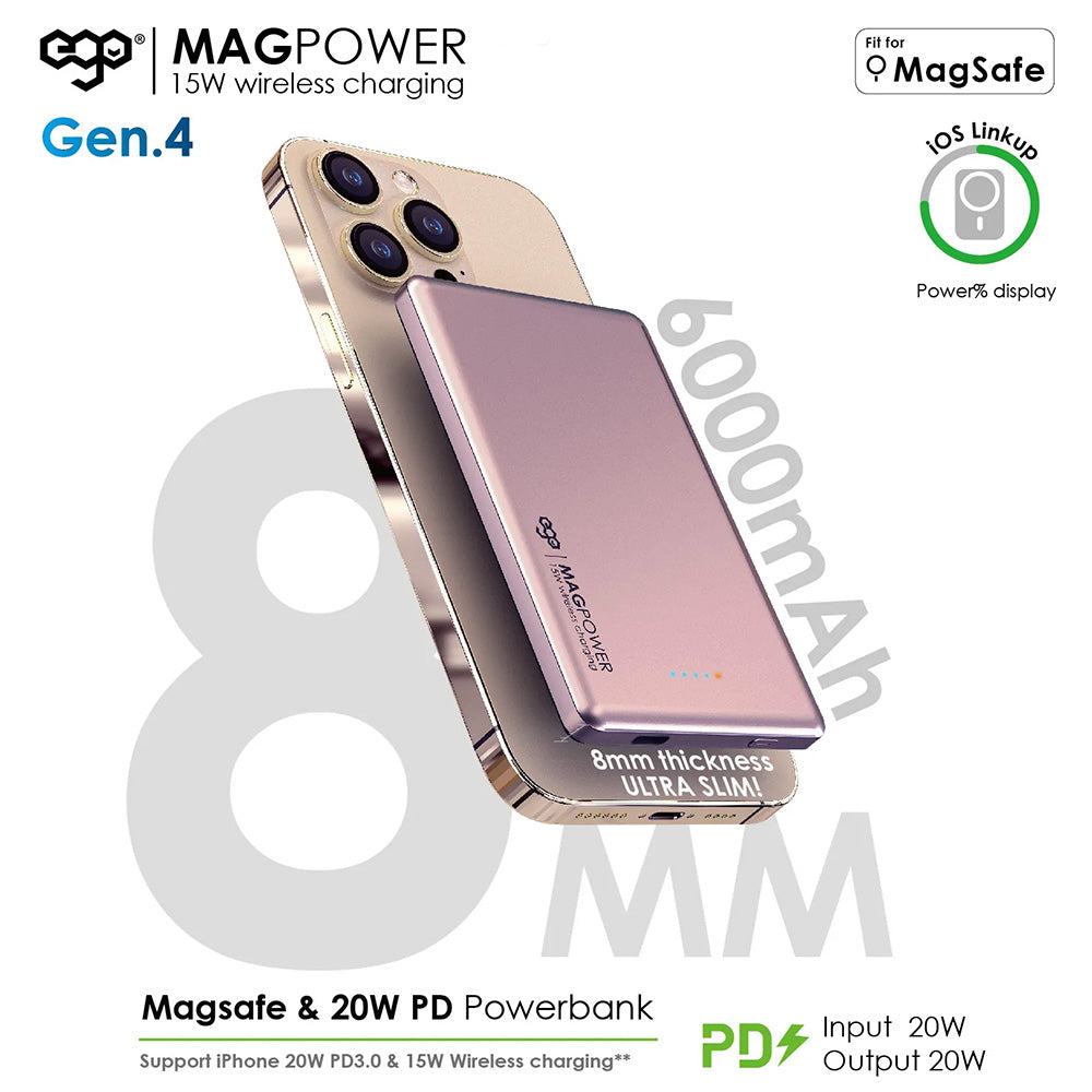 EGO MAGPOWER Gen.4 6000mAh MagSafe 移動電源 KL-YD45