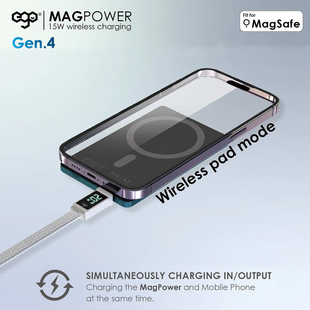 EGO MAGPOWER Gen.4 6000mAh MagSafe 移動電源 KL-YD45