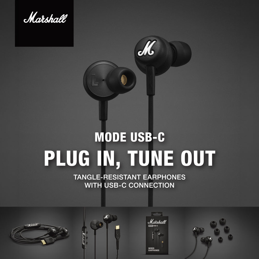 Marshall MODE USB-C 入耳式耳機