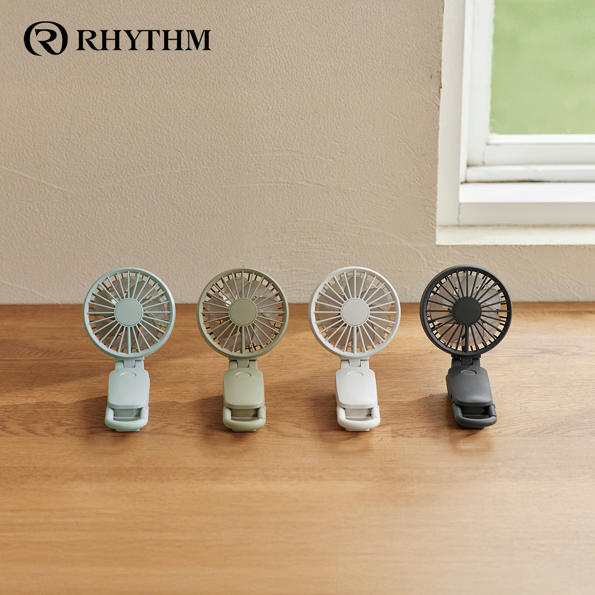 RHYTHM Silky Wind Mobile 3.2 勾掛式雙扇葉摺疊手提風扇