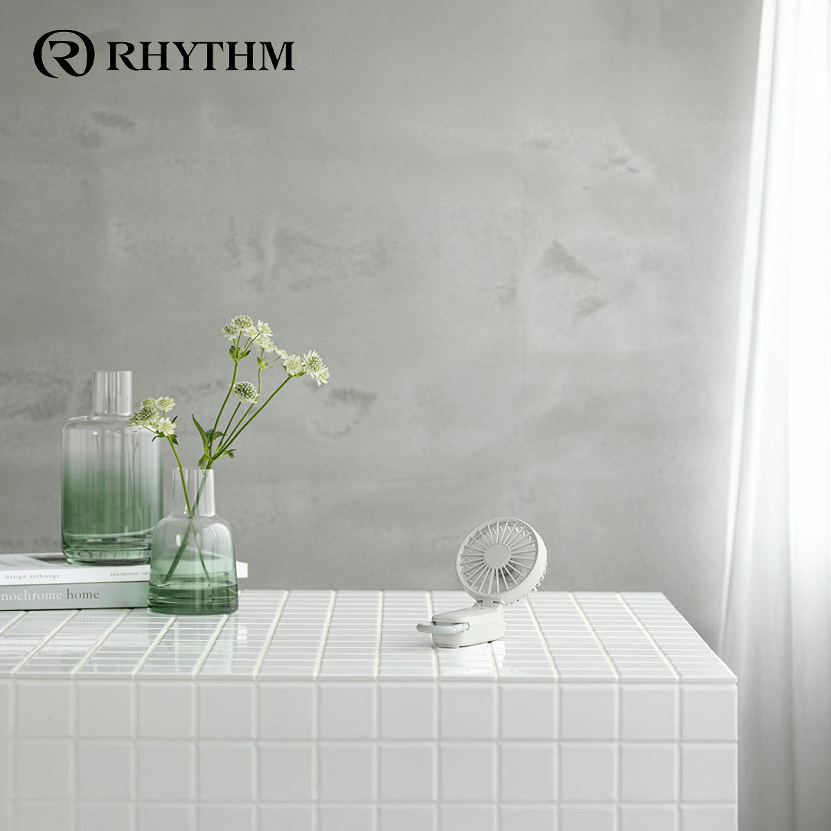 RHYTHM Silky Wind Mobile 3.2 勾掛式雙扇葉摺疊手提風扇