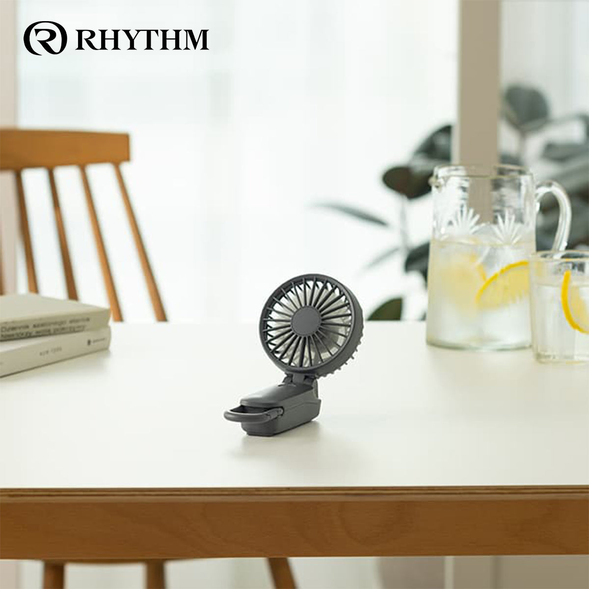 RHYTHM Silky Wind Mobile 3.2 勾掛式雙扇葉摺疊手提風扇
