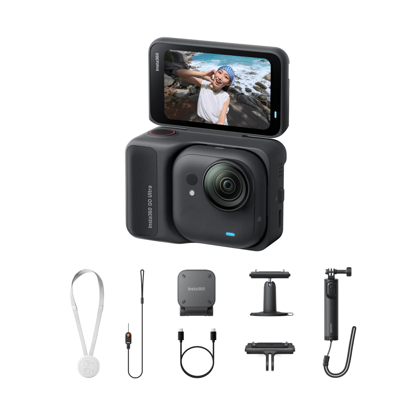 Insta360 GO Ultra 4K 便攜第一人稱運動/ 生活相機