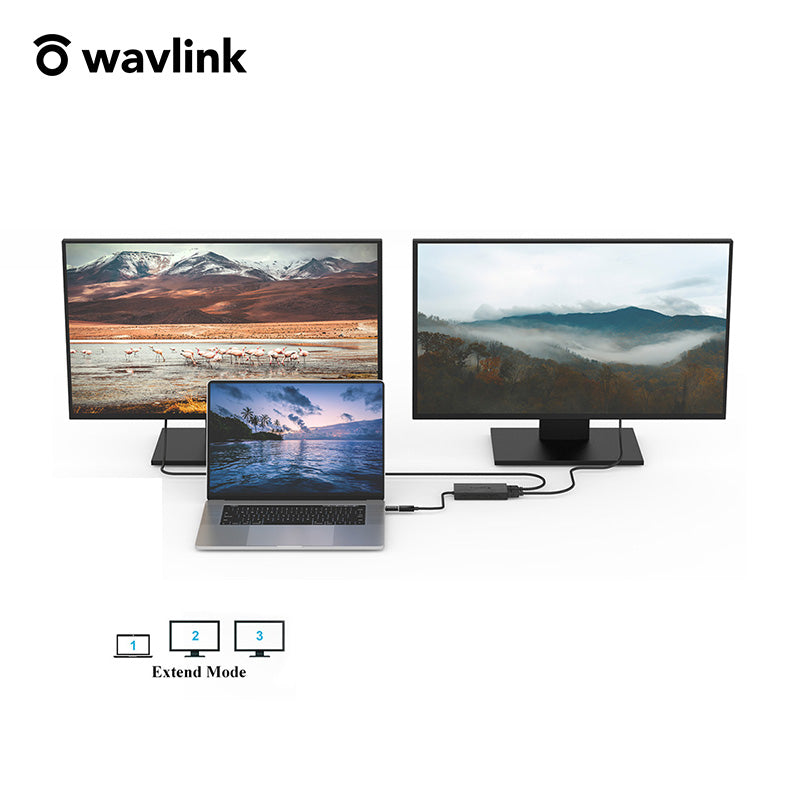 Wavlink UG7602H SMI 4K & 2K 雙 HDMI USB-C 轉接器