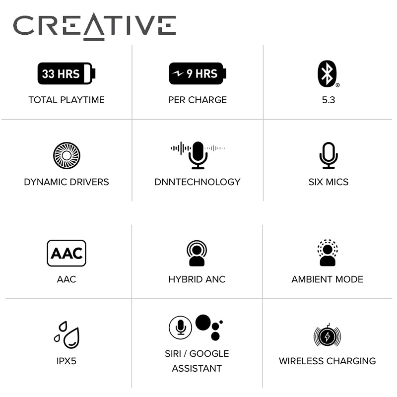 Creative Zen Air Pro 真無線入耳式耳機