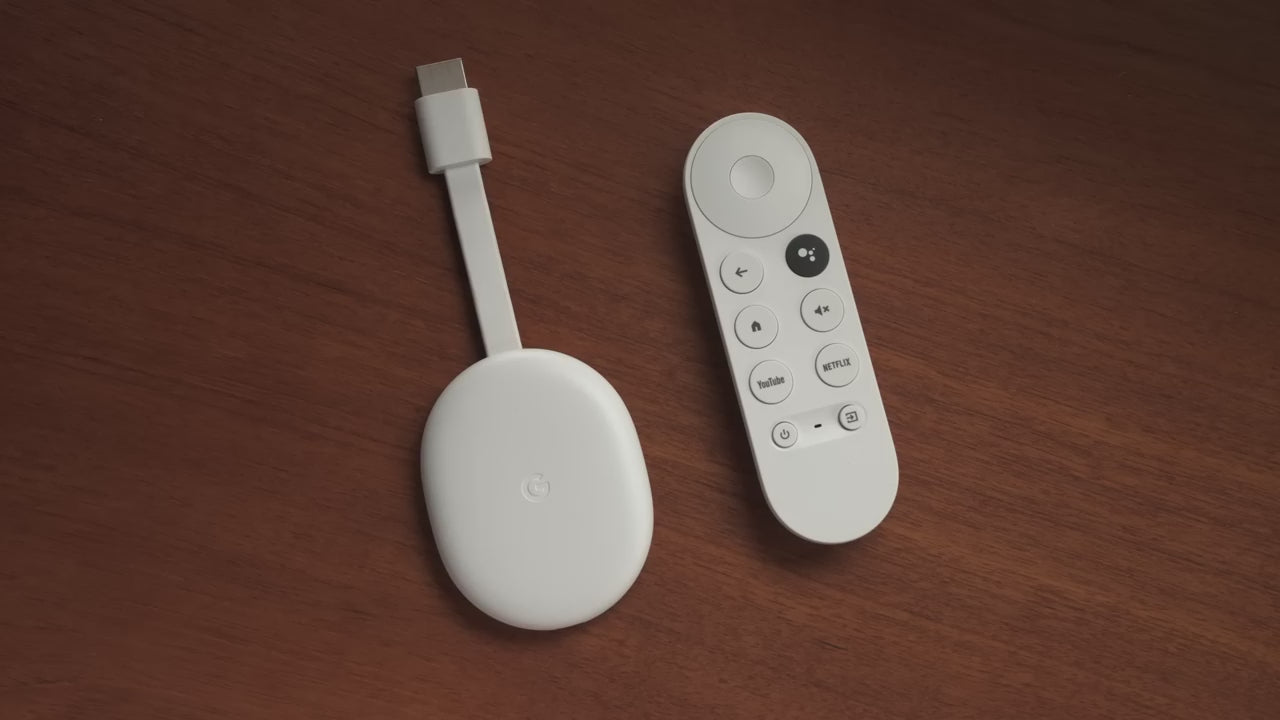 Google Chromecast with Google TV HD 串流播放裝置(Disney+ NETFLIX