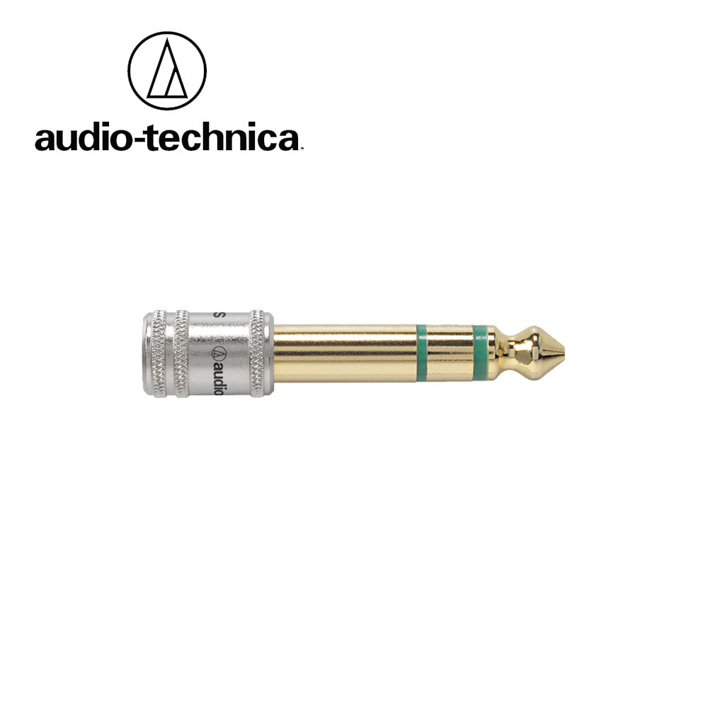 Audio-Technica 鐵三角 AT-501CS / AT-519CS 金屬外殼轉接頭 3.5mm - 6.3mm 端子