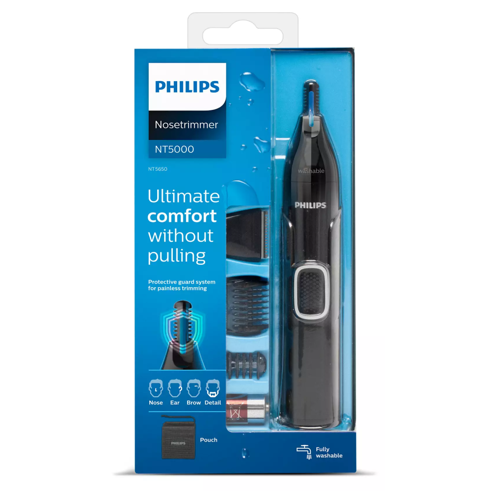 Philips 飛利浦 NT5650/16 Nose trimmer Series 5000 鼻毛、耳毛、眉毛和精準修剪器