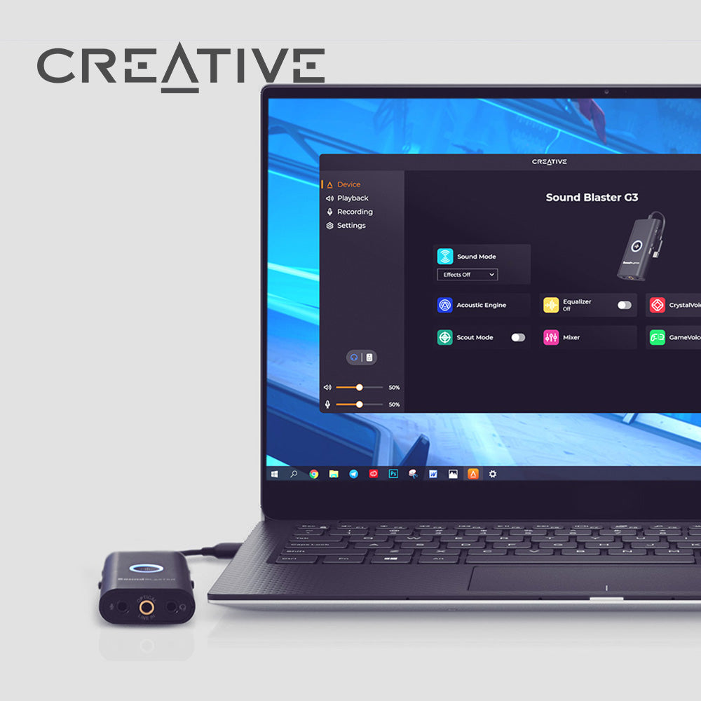 Creative Sound Blaster G3 可攜式 USB 音訊解碼＋AMP 音效卡