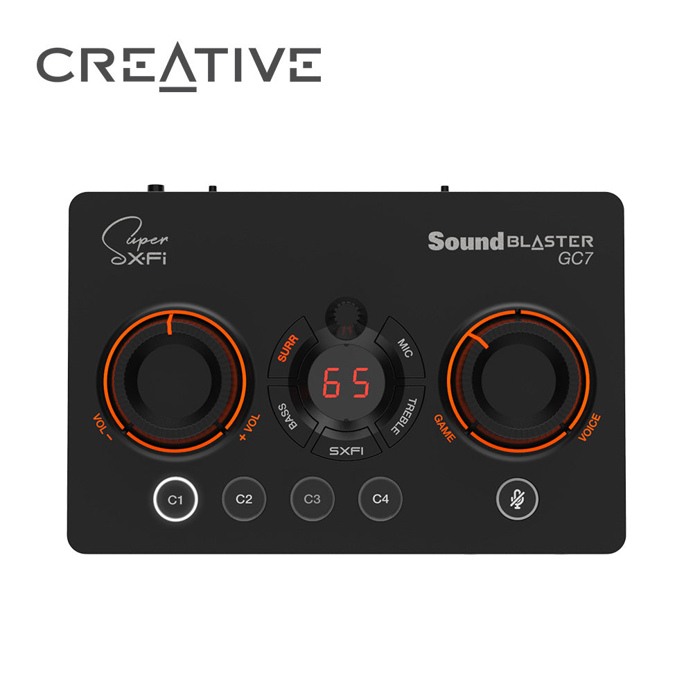 Creative Sound Blaster GC7 Super X-Fi 遊戲 USB 解碼放大器